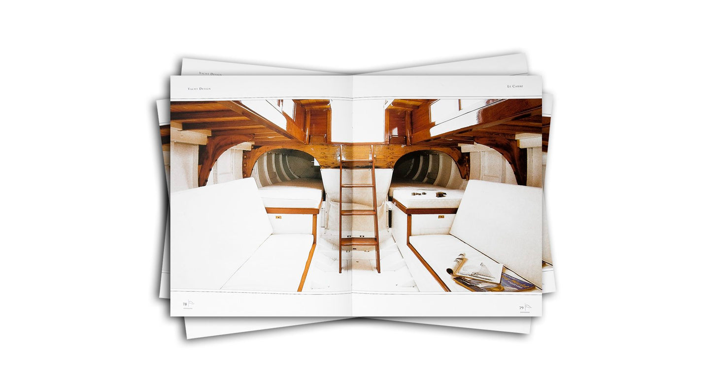 Yacht Design. Vintage Boat Interiors