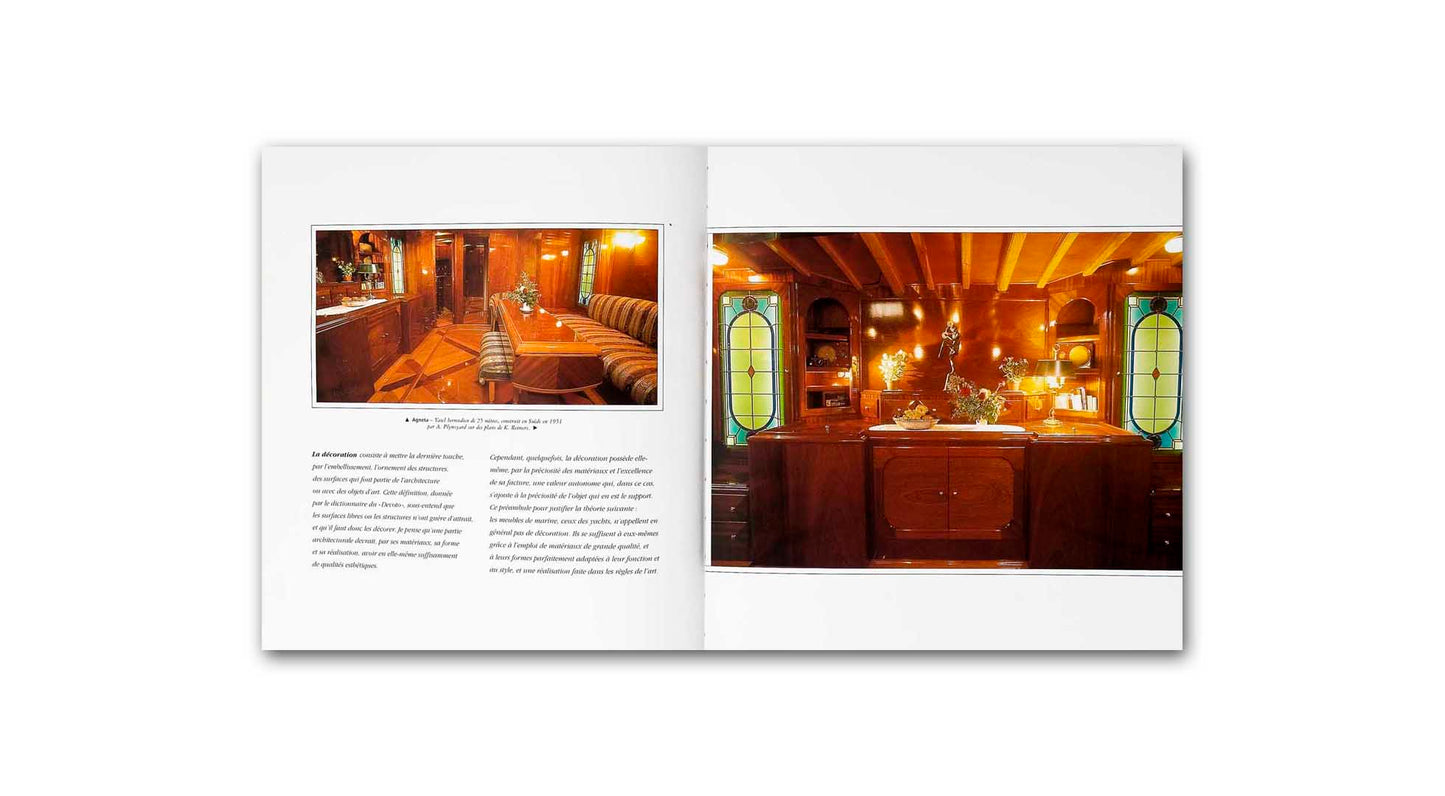 Yacht Design. Vintage Boat Interiors